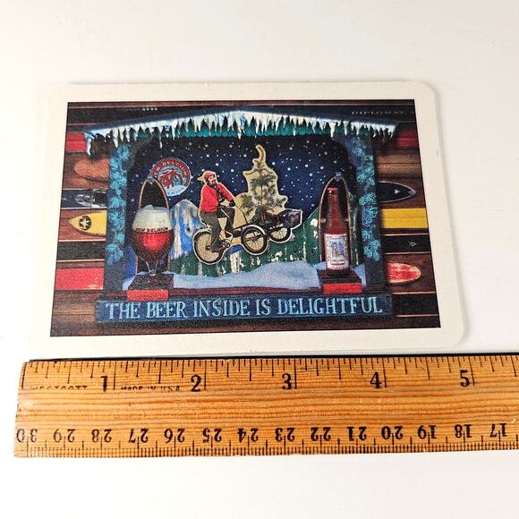 New Belgium Coaster Postcards 2° Below Winter Ale Beer Promo Holiday  Lot of 10 - Picture 3 of 14